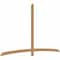 Ekena Millwork Bellingham Timber Gable Bracket, Western Red Cedar, 108"W x 63"H x 1 1/2"D x 3 1/2"F, 14/12 Pitch GBW108X63X0204BEL00SWR - alternate 2